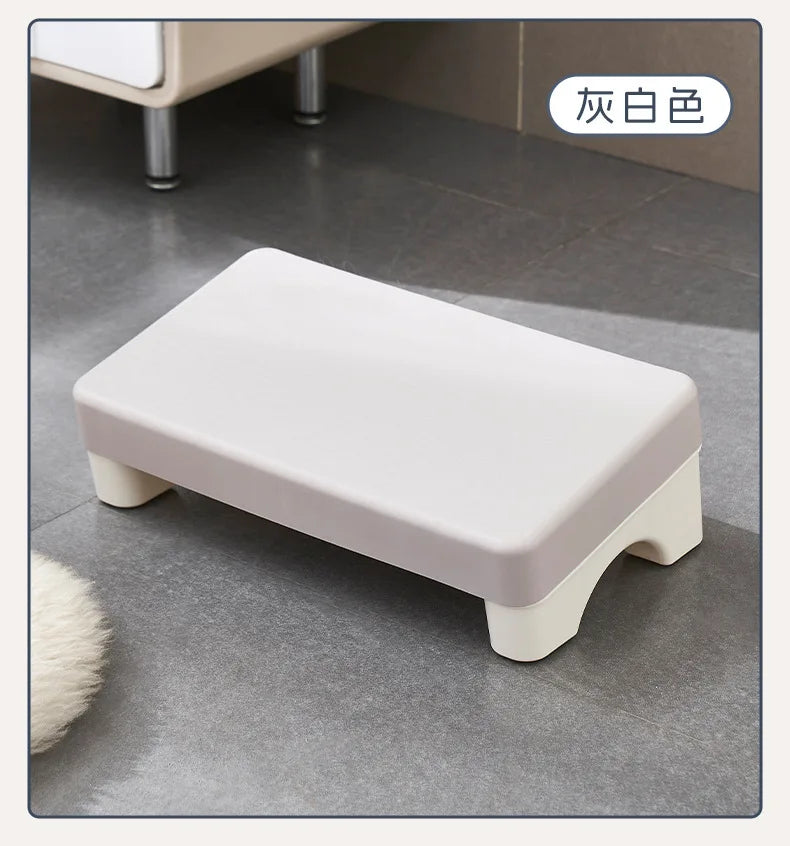 Ergonomic PP Footrest Under Desk Foot Stool Comfortable Space-Saving Foot Rest for Office Work Study Sofa Home