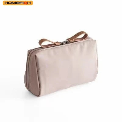 HOMEFISH 1PC Mini Portable Cosmetic Storage Bag, Women Lipstick Pouch Coin Purse Small Toiletry Organizer