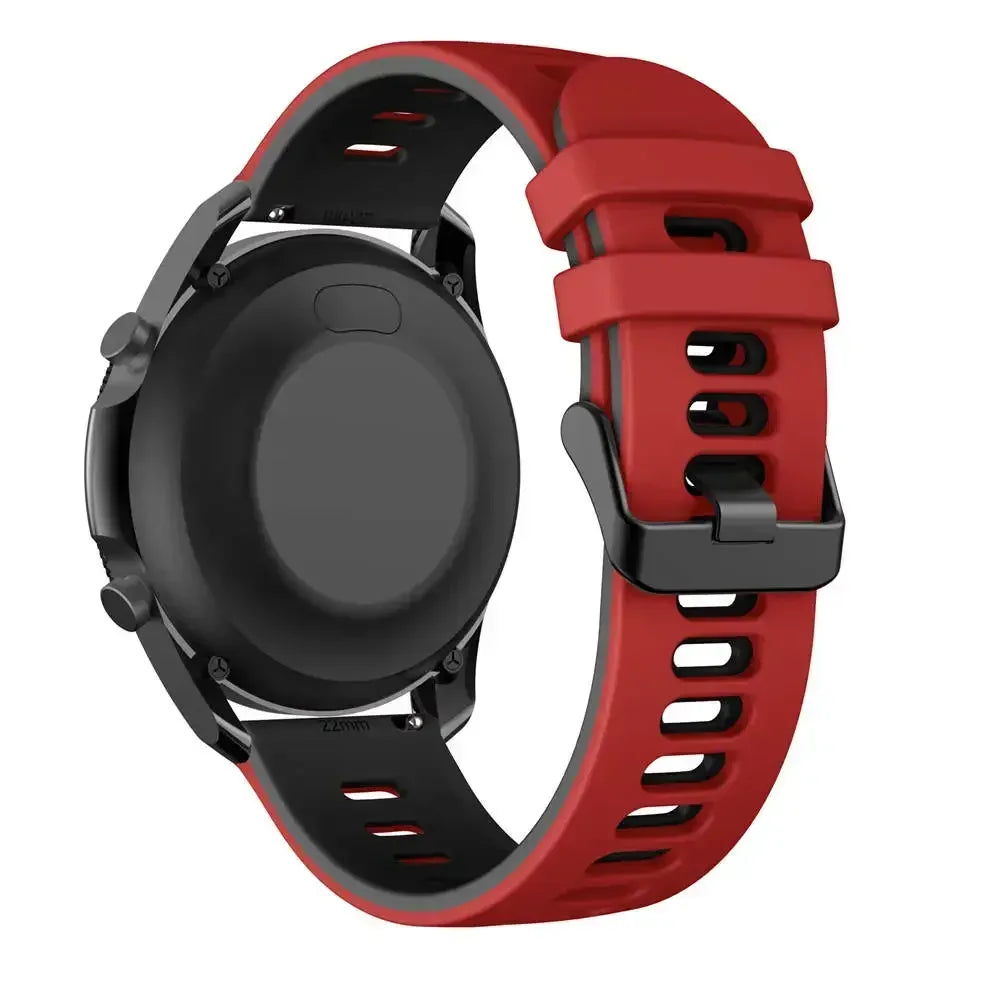 20mm 22mm Strap For Samsung galaxy watch 7 6 5 4 5 pro 44mm/40mm Silicone bracelet Huawei Watch gt 2/3/4/2e Amazfit bip strap