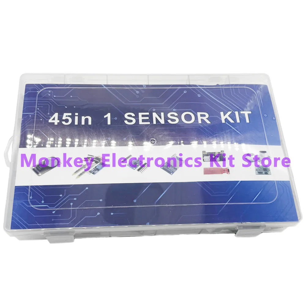 45 in 1 Sensors Modules and  16 Kinds Starter Kit For Arduino Raspberry Pi , Better Than 37 in 1 With Box DIY UNO R3 MEGA2560 - Shoppiline