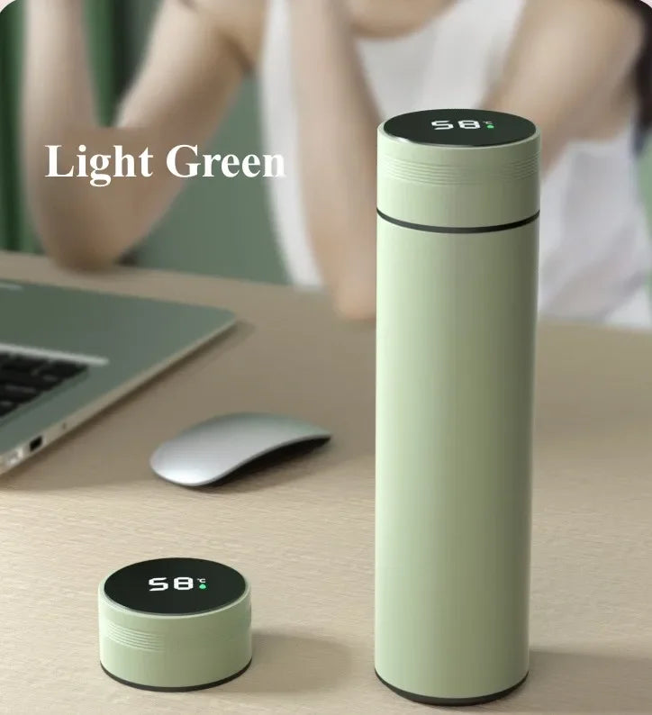 500ML Temperature Display Thermos Cup Stainless Steel Divided Thermos Bottle Outdoor Vacuum Insulated Cup Father's Day Gift - Shoppiline