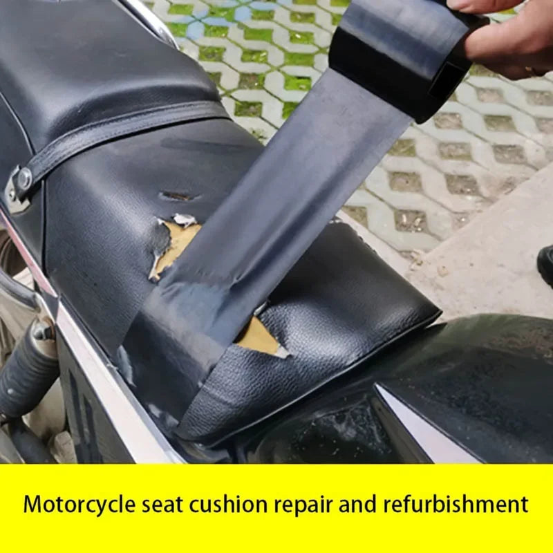 Black Cloth-based Tape for Leather Repair - Wear-resistant, Suitable for Cushion, Seat Sofa Leak & Damage Repair
