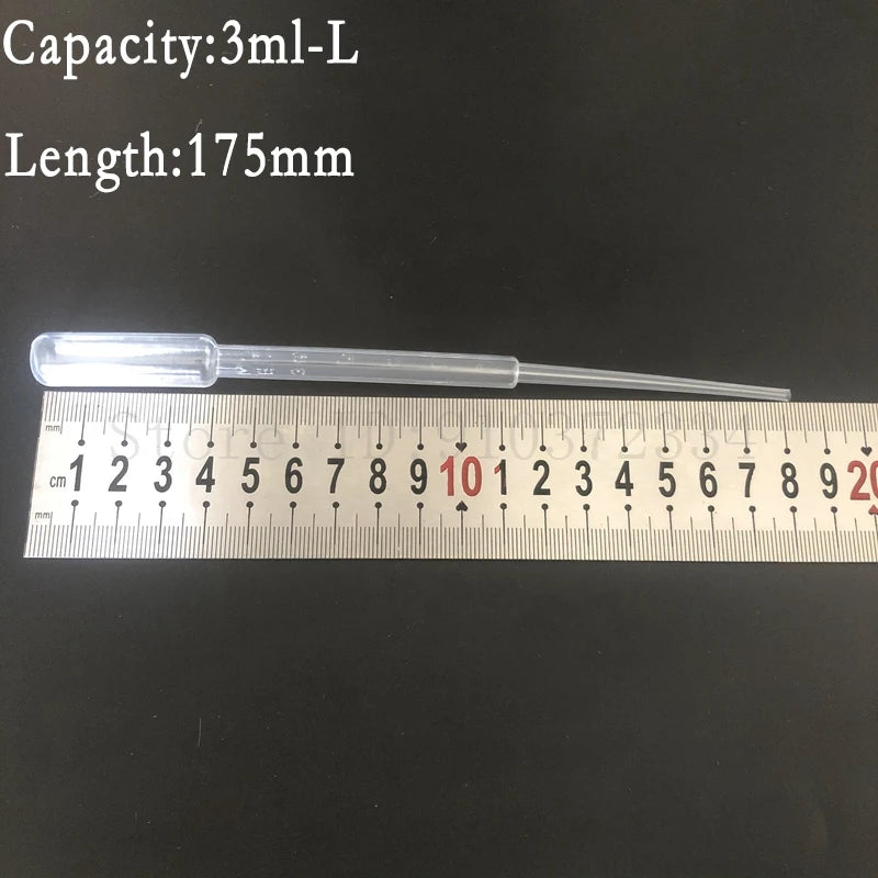 Lab 0.2ml 0.5ml 1ml 2ml 3ml 3ml-L 5ml 10ml Plastic Pasteur Pipette Transfering Disposable Dropper