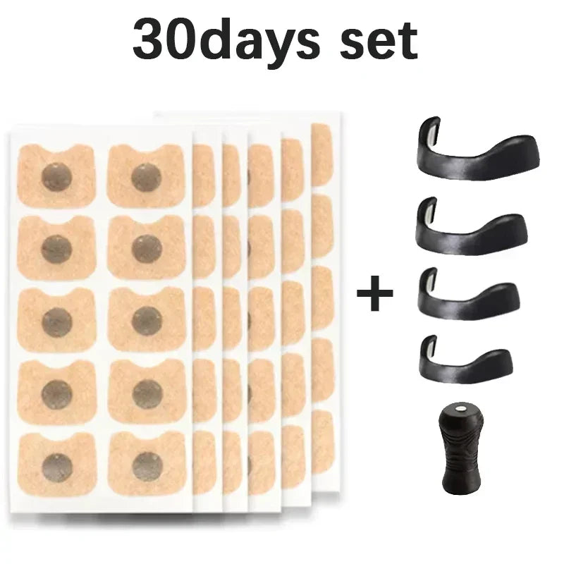 30days Anti Snoring Sleep Mouth Tape Nasal Breathing Dilators Starter Kits Magnetic Nose Strips Increase Air Reduce Snoring