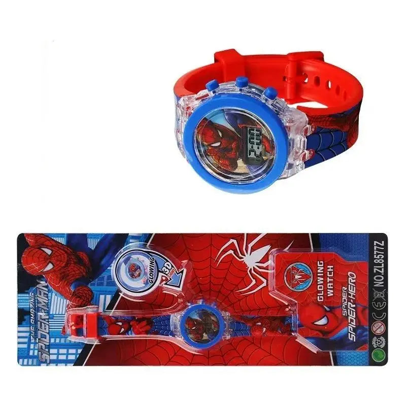 Anime Flash Spiderman Hulk Kinderuhr Jungen Cartoon Avenger Kinderuhr Jungen Mädchen Studentenuhr Geschenk