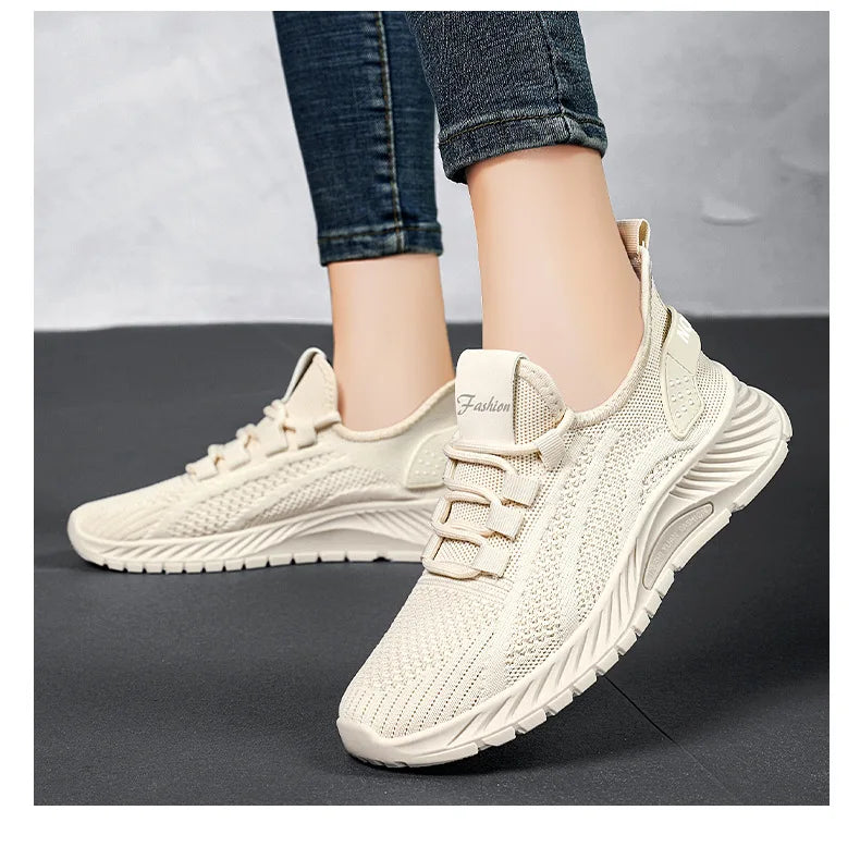 Women's Shoes Summer 2025 Casual Sneakers Breathable Mesh Lightweight Affordable Free Shipping