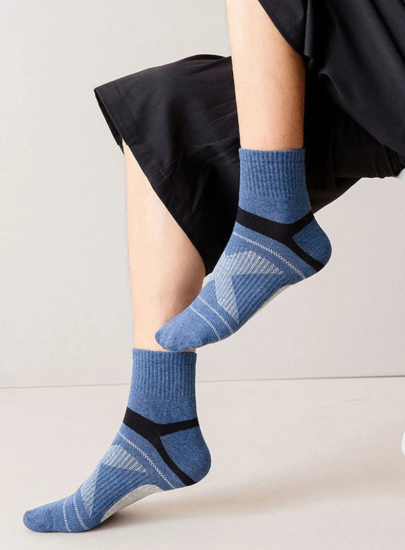 3 paires de chaussettes noires de haute qualité pour hommes, chaussettes de sport noires, décontractées, douces, pour la course à pied, d'été, absorbantes, respirantes, chaussettes masculines