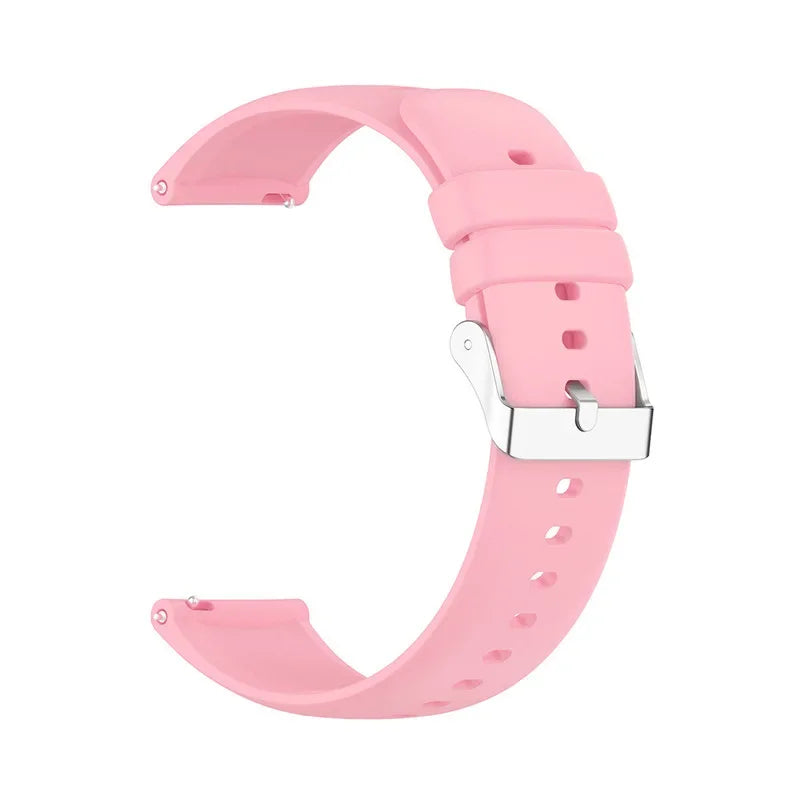 Universal Watch Straps 22mm 20mm Quick Release Silicone Band Soft Rubber Wristband for Huawei Samsung Xiaomi Amazfit Smartwatch