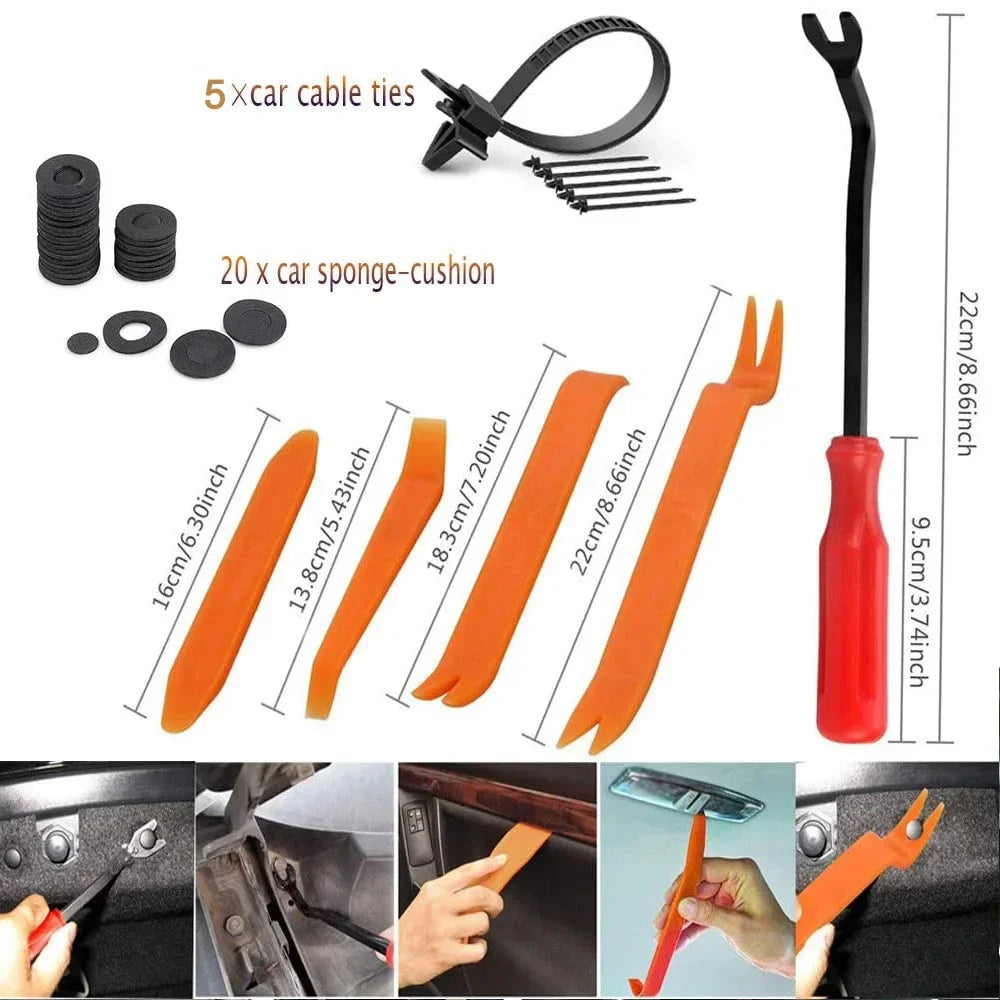 Auto Fastener Clip Mixed Car Body Push Retainer Pin Rivet Bumper Door Trim Panel Fastener Kit Car Clips Box or Bag packaging