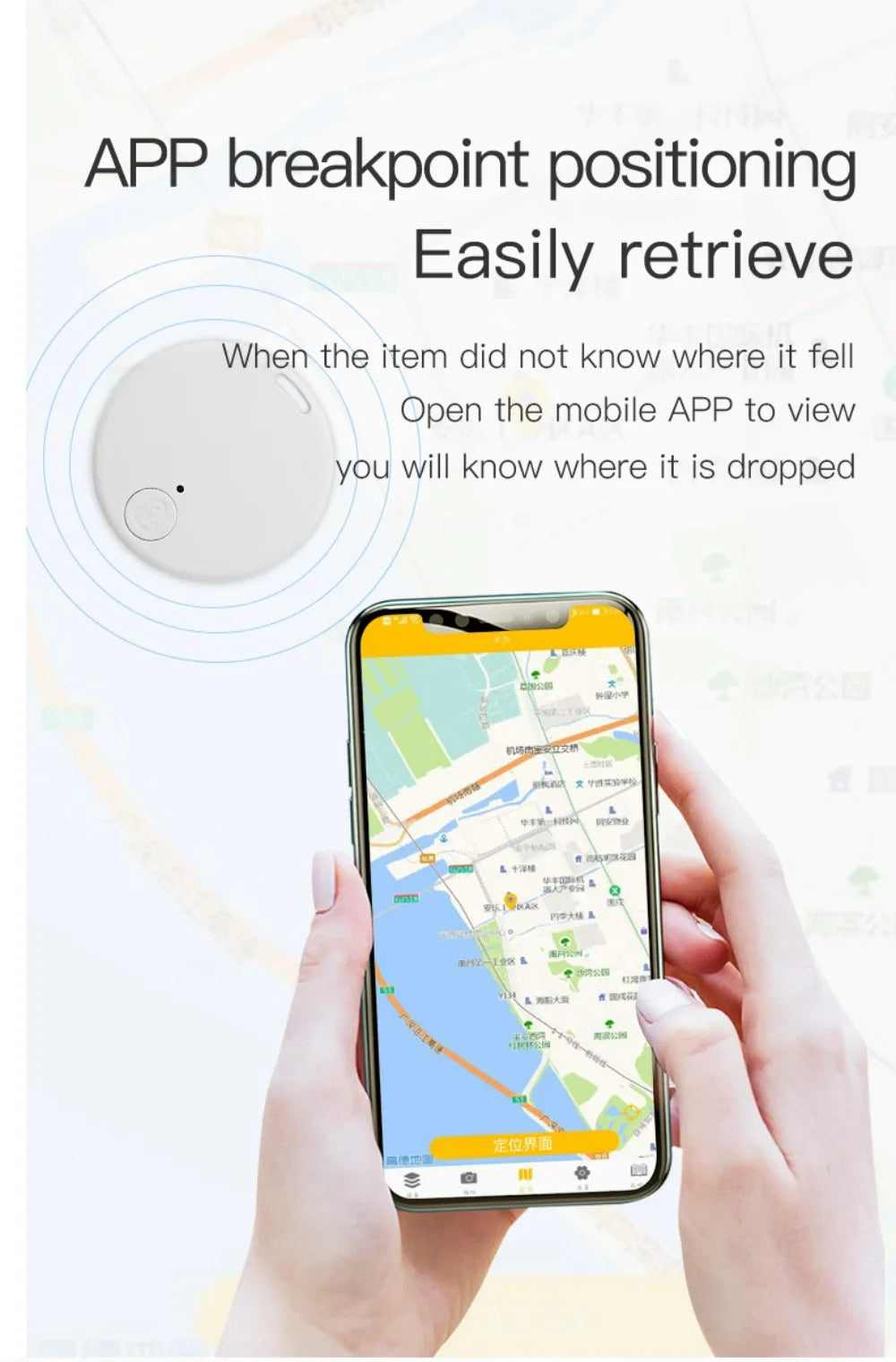 2025 New Mini GPS Tracker Anti-Lost Device Bluetooth5.0 Pet Kids Wallet Tracking IOS Android Smart Finder Locator Accessories