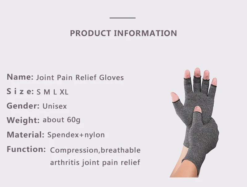 Compression Arthritis Gloves Cotton Joint Pain Relief Wrist Support Hand Brace Women Men Therapy Wristband Compression Gloves