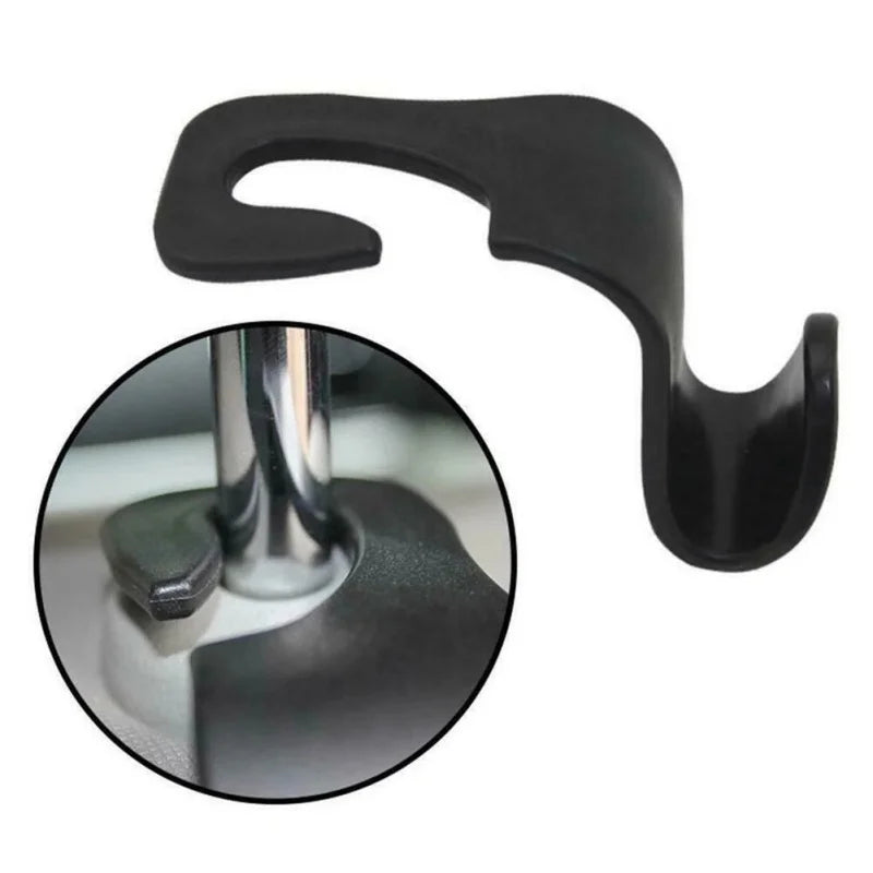 2/4/8 PCS Car Seat Back Hook Universal Car Single Hook Hanger Headrest Storage Hanger Clip High Quality Car Interior Accessories