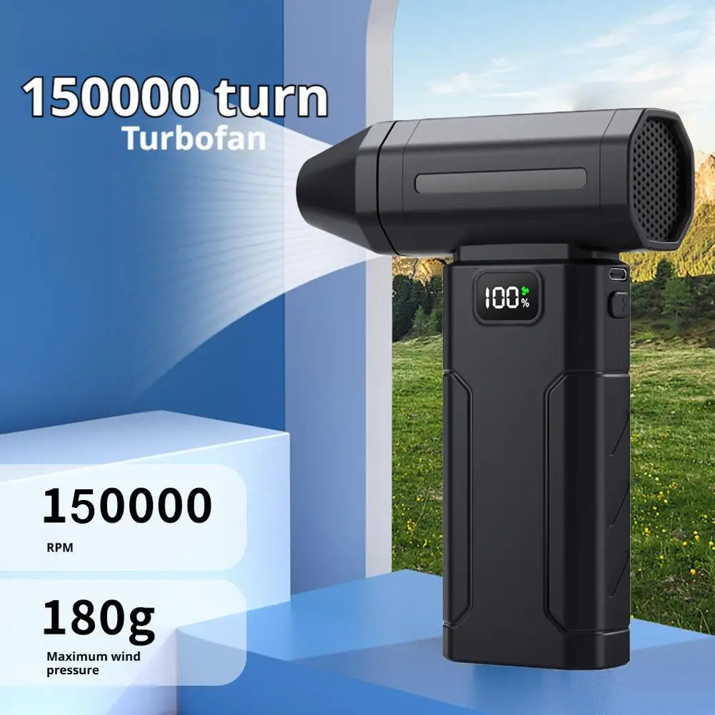 X8 Brushless Turbo Jet Fan Blower 150000RPM Powerful Electric Air Blower Vacuum Dust Cleaner Portable Dust Cleaner Violent Fan - Shoppiline