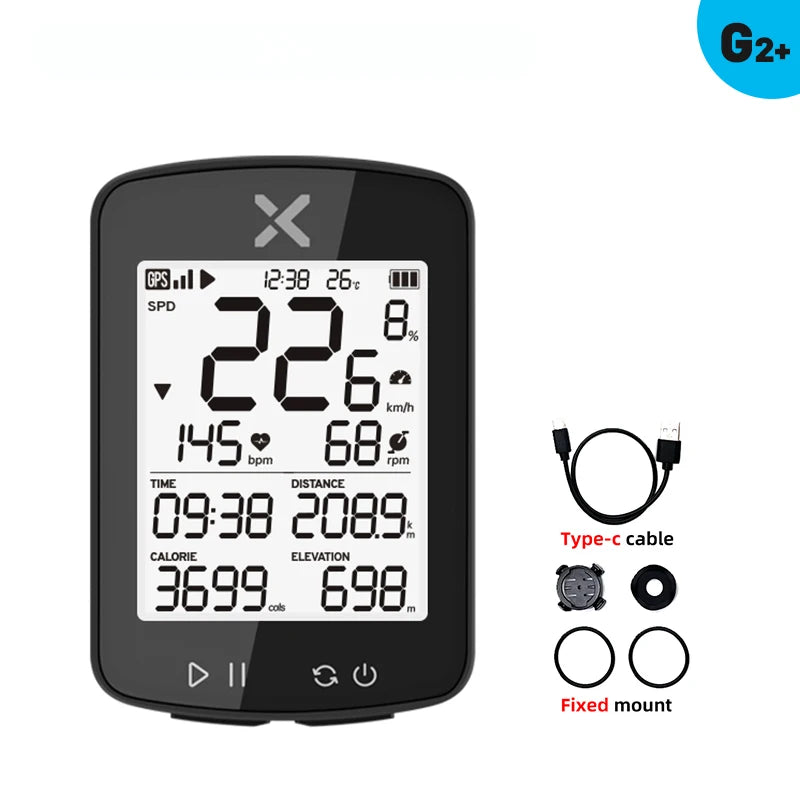 XOSS New G2 GPS G2+ Cycling Computer G Plus Wireless Speedometer Bluetooth Tracker Waterproof Road Bike MTB Bicycle Odometer