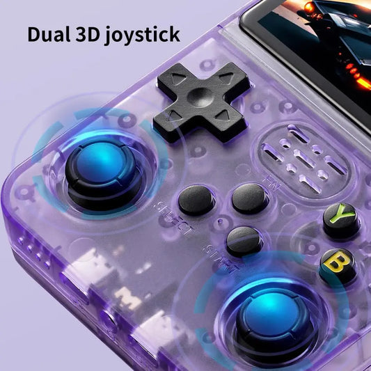 R36S Retro Games Console 3.5-Inch IPS Screen With Linux System Portable Pocket Retro Gaming Console 64GB 20000+ Classic Games