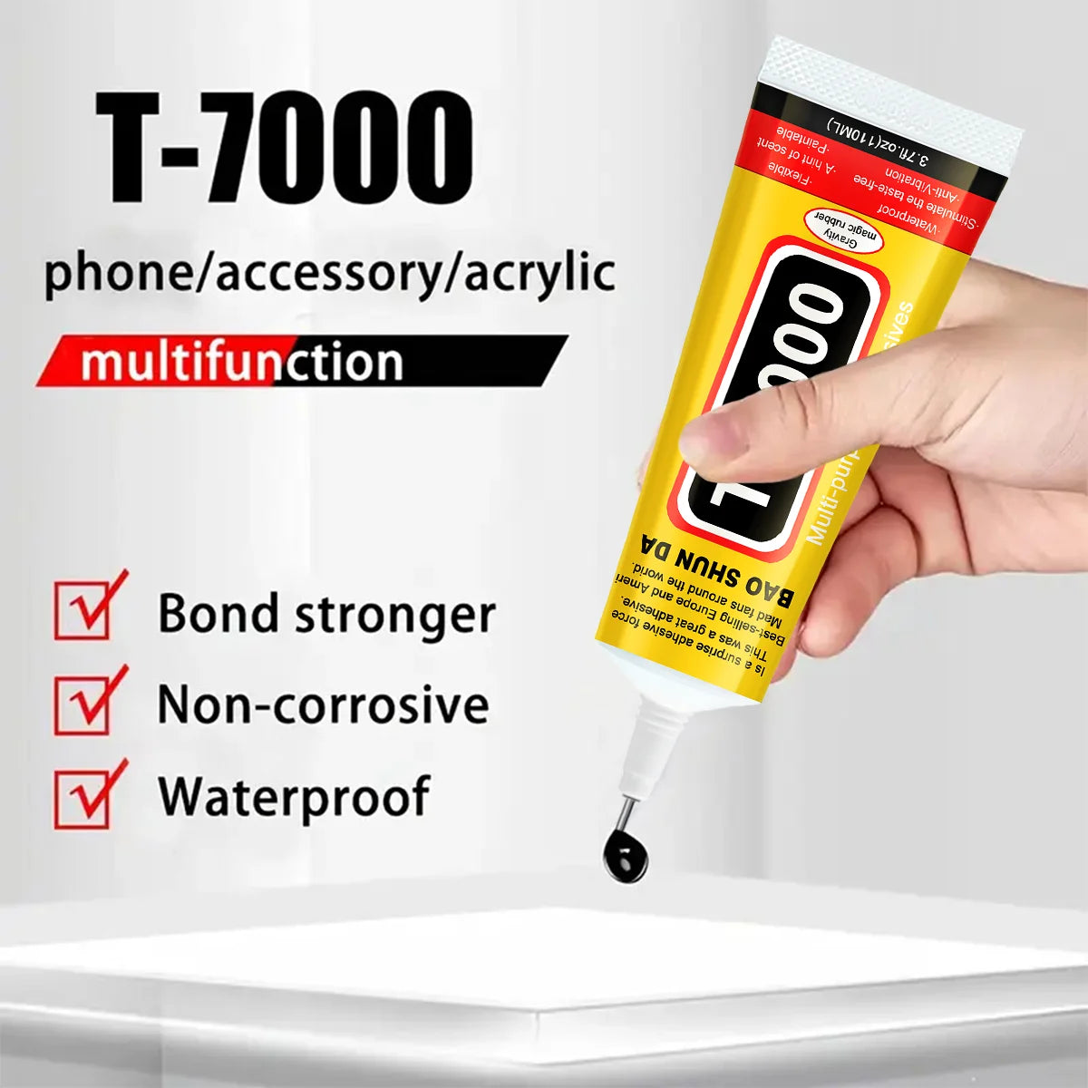 15ML 50ML 110ML B-7000 Clear Contact Phone Repair Adhesive Universal Glass Plastic DIY Glue T7000 with Precision Applicator Glue - Shoppiline
