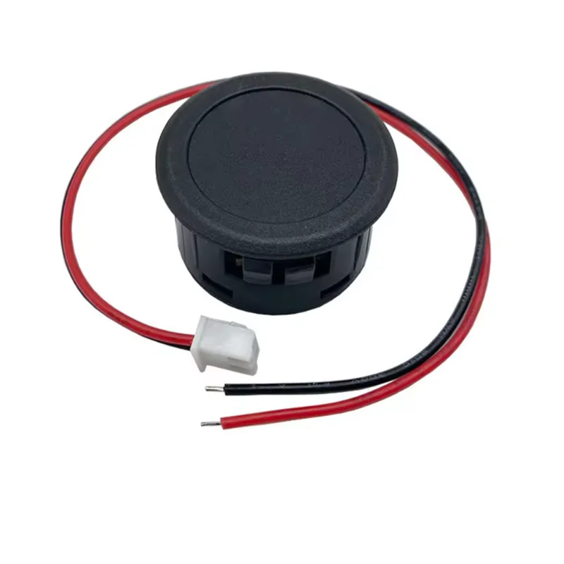 DC4-100V LED Display Circular Two-wire Automotive Voltmeter Digital Car Voltage Current Meter Volt Detector Tester Monitor Panel