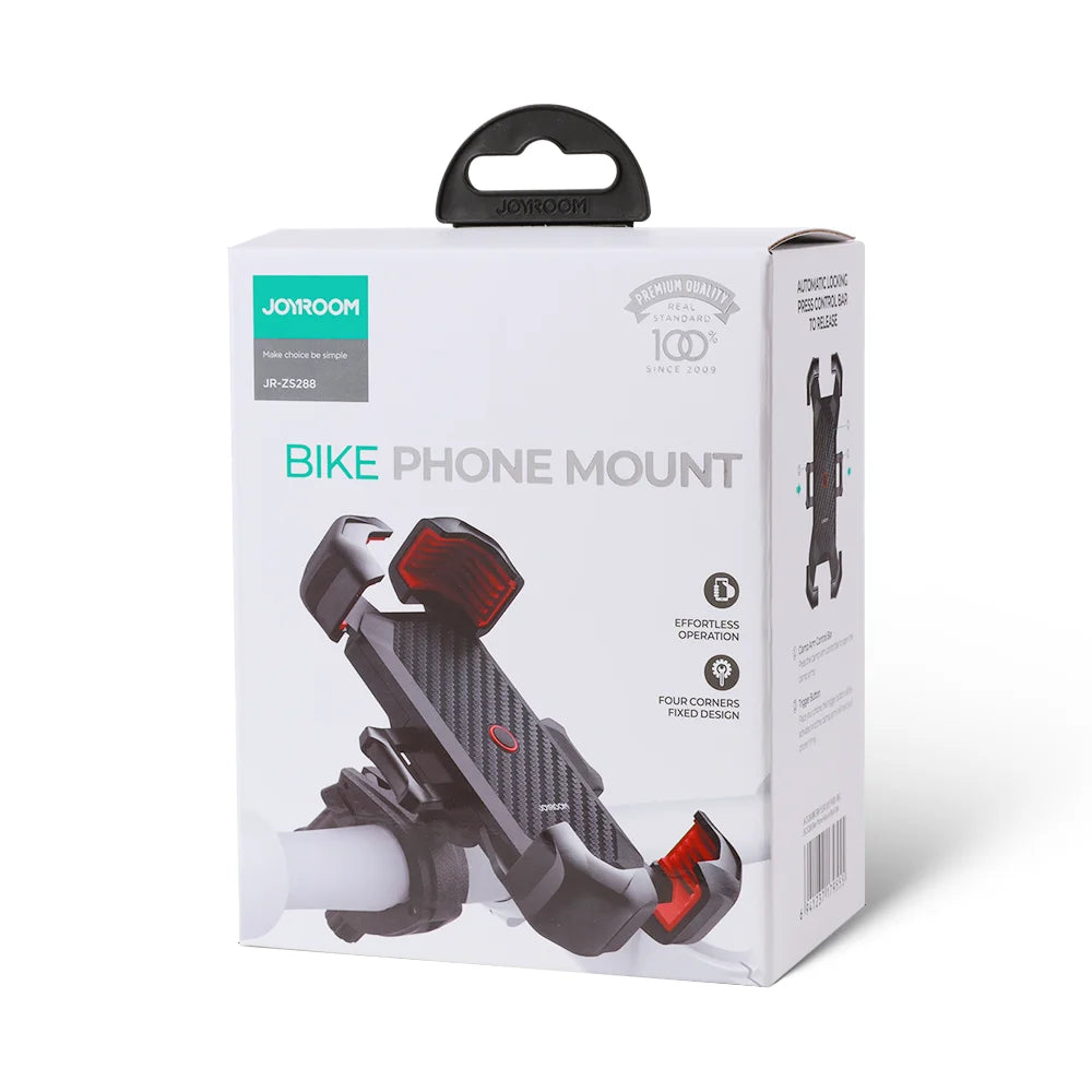 Joyroom Bike Phone Holder 360° View Universal Bicycle Phone Holder for 4.7-7 inch Mobile Phone Stand Shockproof Bracket GPS Clip - Shoppiline