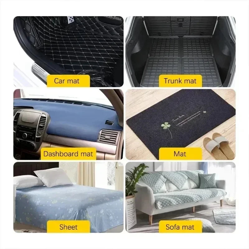 Carpet Fixing Stickers Double Faced High Adhesive Car Carpet Fixed Patches Home Floor Foot Mats Anti Skid Grip Tapes Magic Tape