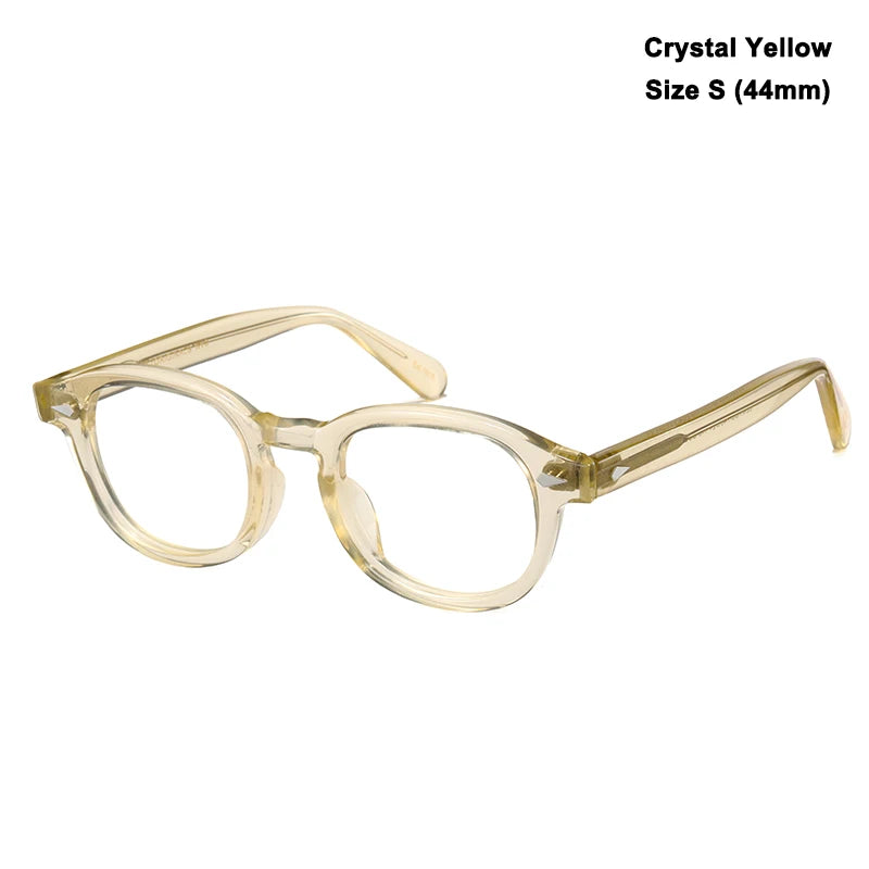 Johnny Depp Lemtosh Eyeglasses Frame Men Optical Glasses Women Computer Goggles Clear Lens Luxury Brand Vintage Acetate Frame