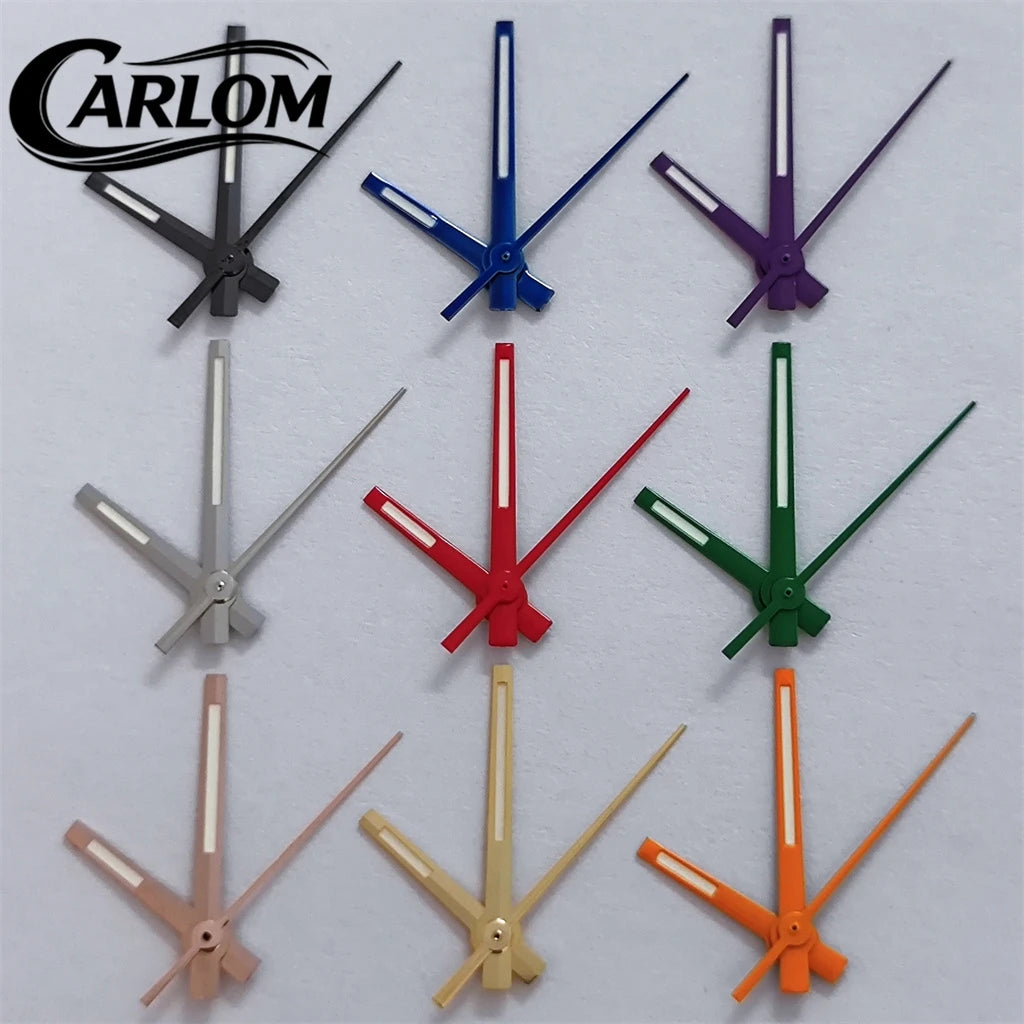 NH Watch Hands For NH35 NH36 NH38 NH39 NH70 Movement Green Luminous High Quality Watch Accessories Silver Gold Gun Blue Red