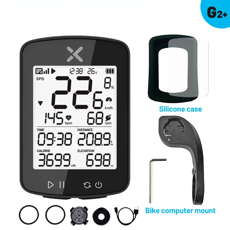 XOSS New G2 GPS G2+ Cycling Computer G Plus Wireless Speedometer Bluetooth Tracker Waterproof Road Bike MTB Bicycle Odometer