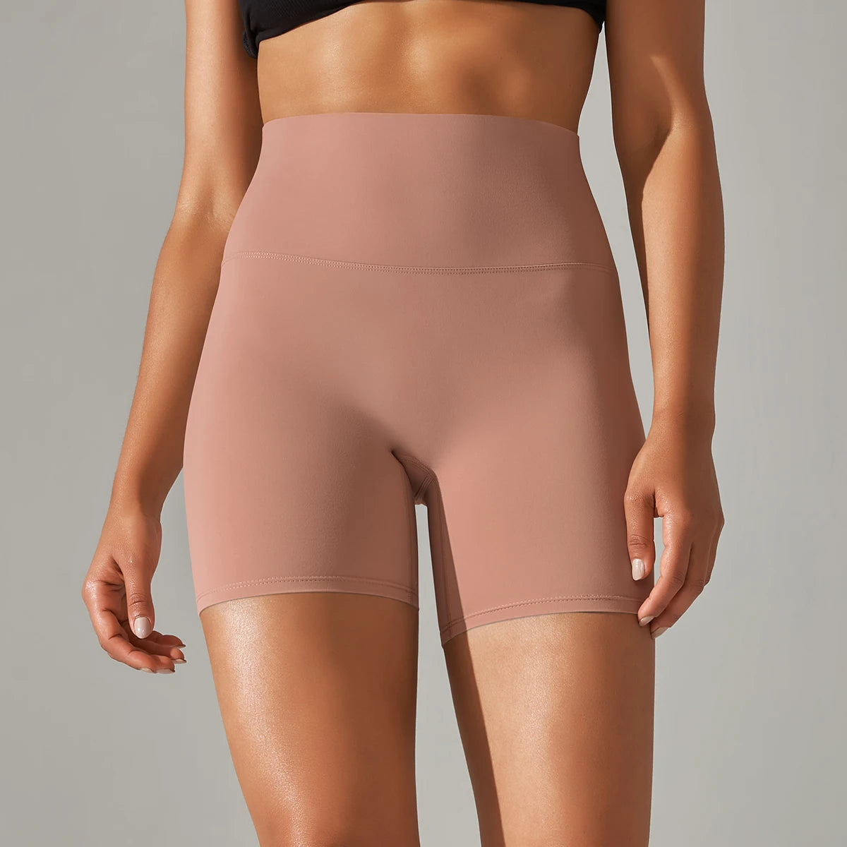 1PC Yoga Shorts Women Fitness Shorts Running Cycling Shorts Breathable Sports Leggings High Waist Summer Workout Gym Shorts