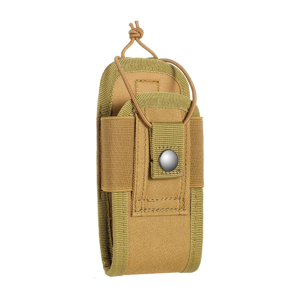 Tactical Walkie-Talkie Bag Radio Case Intercom Universal Pouch for Duty Belt Radio Holster Tactical Hunting Camping Adventure