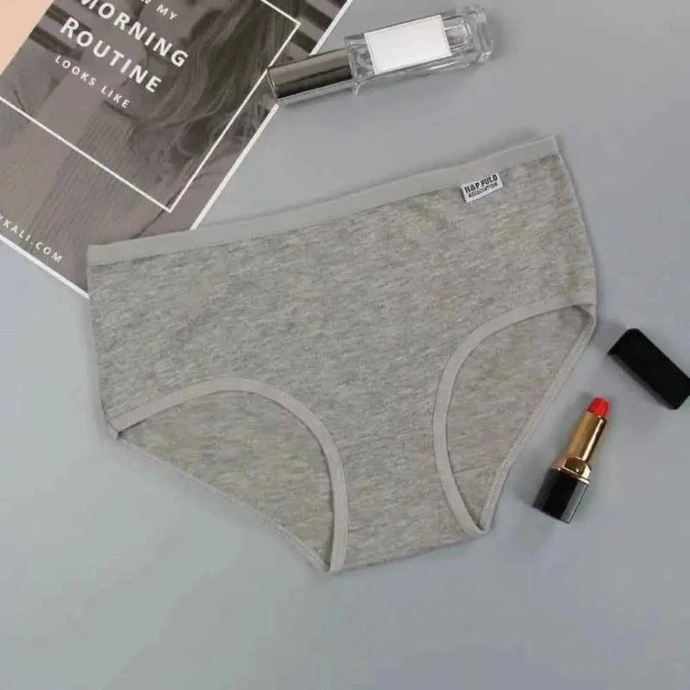 Women's 7 Pack Triangle Briefs - Soft Breathable Comfort Fit Solid Color Underwear, Daily Wear Underpants