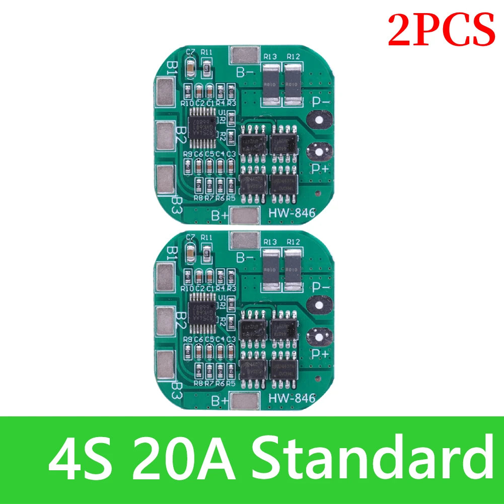 BMS 3S/4S 5A 10A 20A 25A 40A 60A Li-ion Lithium Battery Charger Protection Board 18650 For Drill Motor 12V with Enhance/Balance - Shoppiline