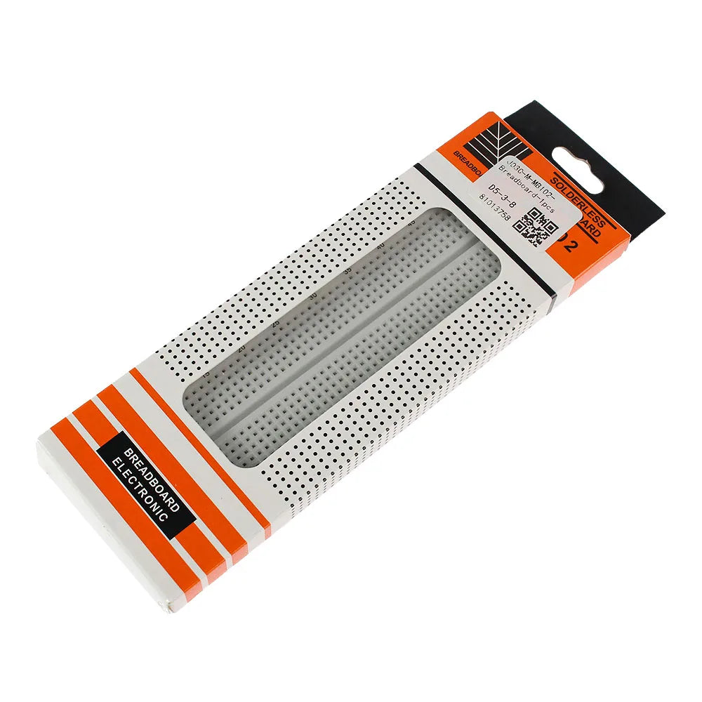 MB-102 Prototype Breadboard 400 830 Points Solderless PCB Bread Board Jumper Wires Cable Board DIY Dupont Wire for Arduino Kit