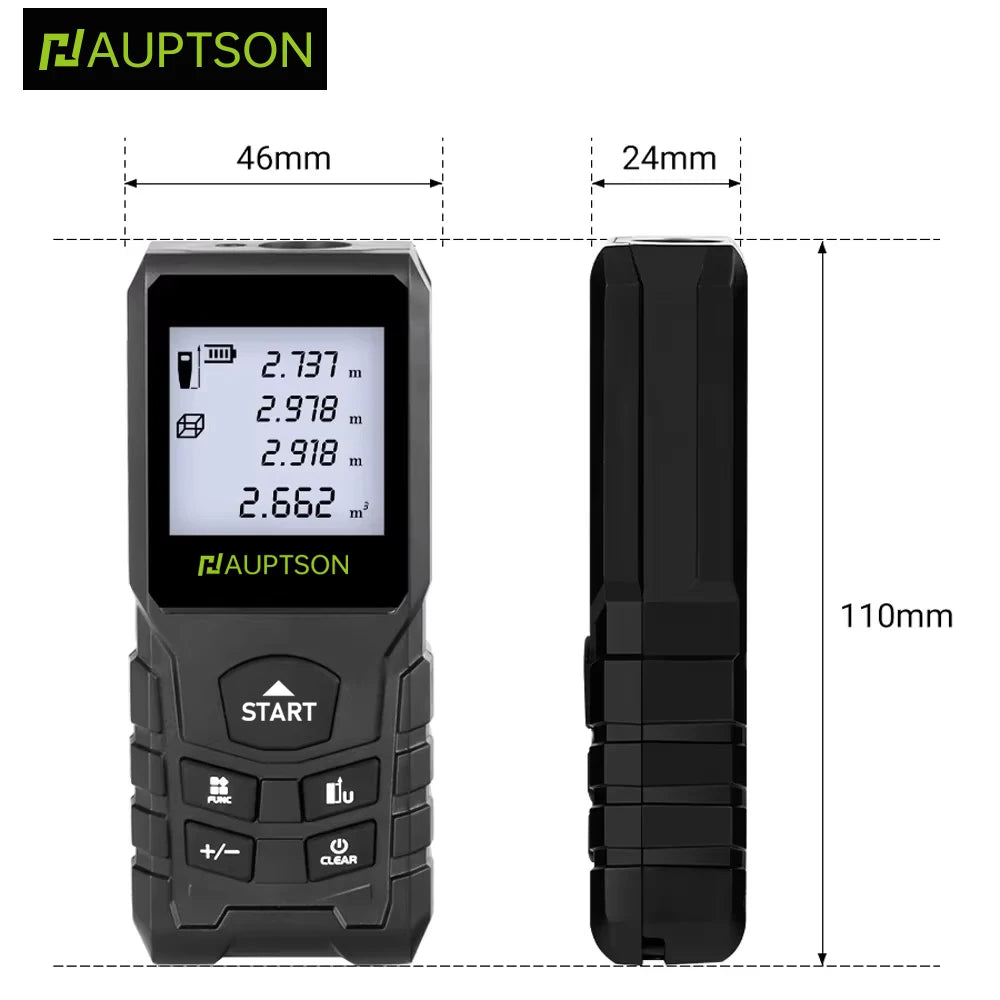 HAUPTSON 70/100M Laser Rangefinder Distance Meter Rangefinder Laser Tape Range Finder Building - Shoppiline