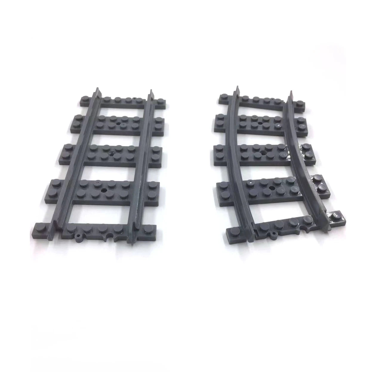 50Pcs/Lot City Trains Train Track Rail Straight Rails Technical Building Blocks Set Bricks Model Kids Classic Toys For Children - Shoppiline