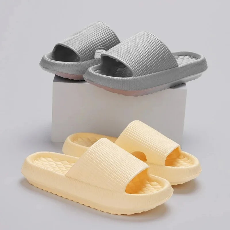 Thick Platform Eva Cloud Slipper Women 2024 Summer Lightweight Woman Beach Slippers Non Slip Bathroom Home Slipper Outdoor Slide