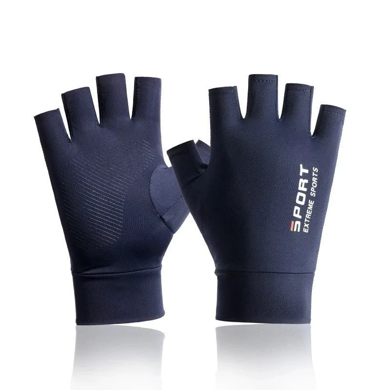 Summer Anti-UV Cooling ‌Ice Silk Arm Sleeves Breathable Stretchy Cover UV Protection Sun Sleeves for Cycling Running Sports