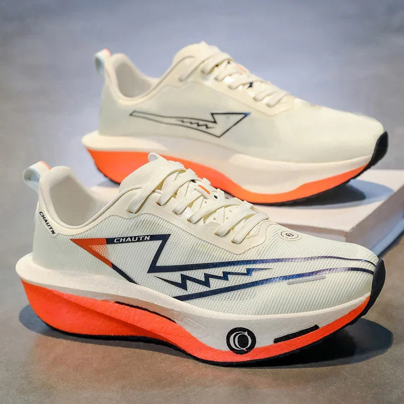 Running Shoes Carbon Board Speciality Marathon Men Sports Breathable Lightweight Women's Comfortable Athletic Nonskid Sneakers