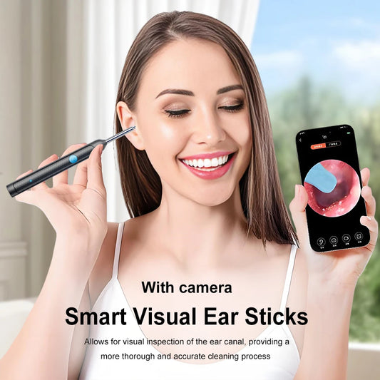 Smart Visual Ear Cleaner Set with Camera Otoscope Ear Cleaner Rechargeable Endoscope Earpick Health Care Set