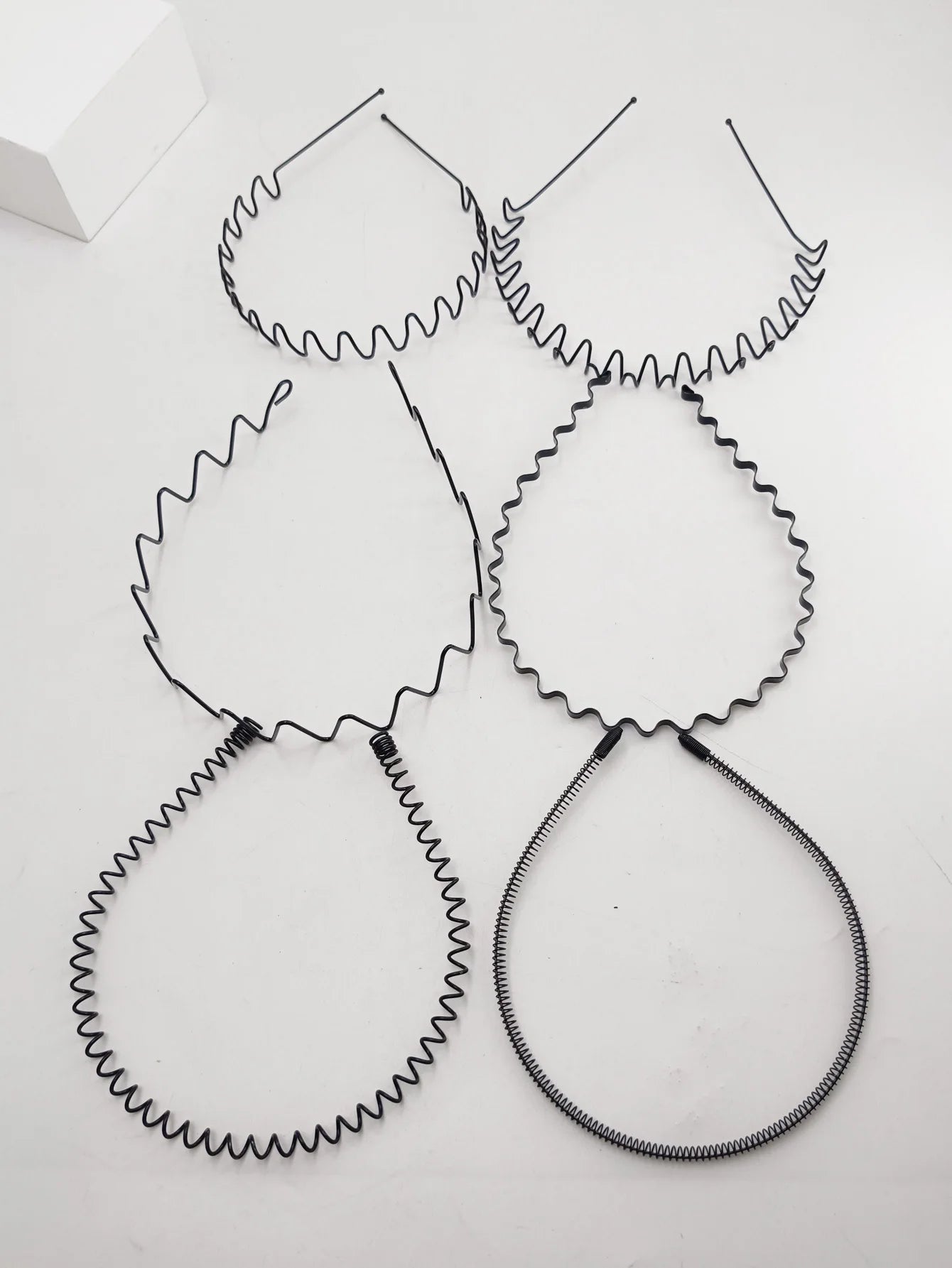 3/6PCS Men's Hair Hoops Simplified Korean Fashion Wash Face Anti Slip Head Hoops Sports Invisible Hair Clips Women's Hair Hoops