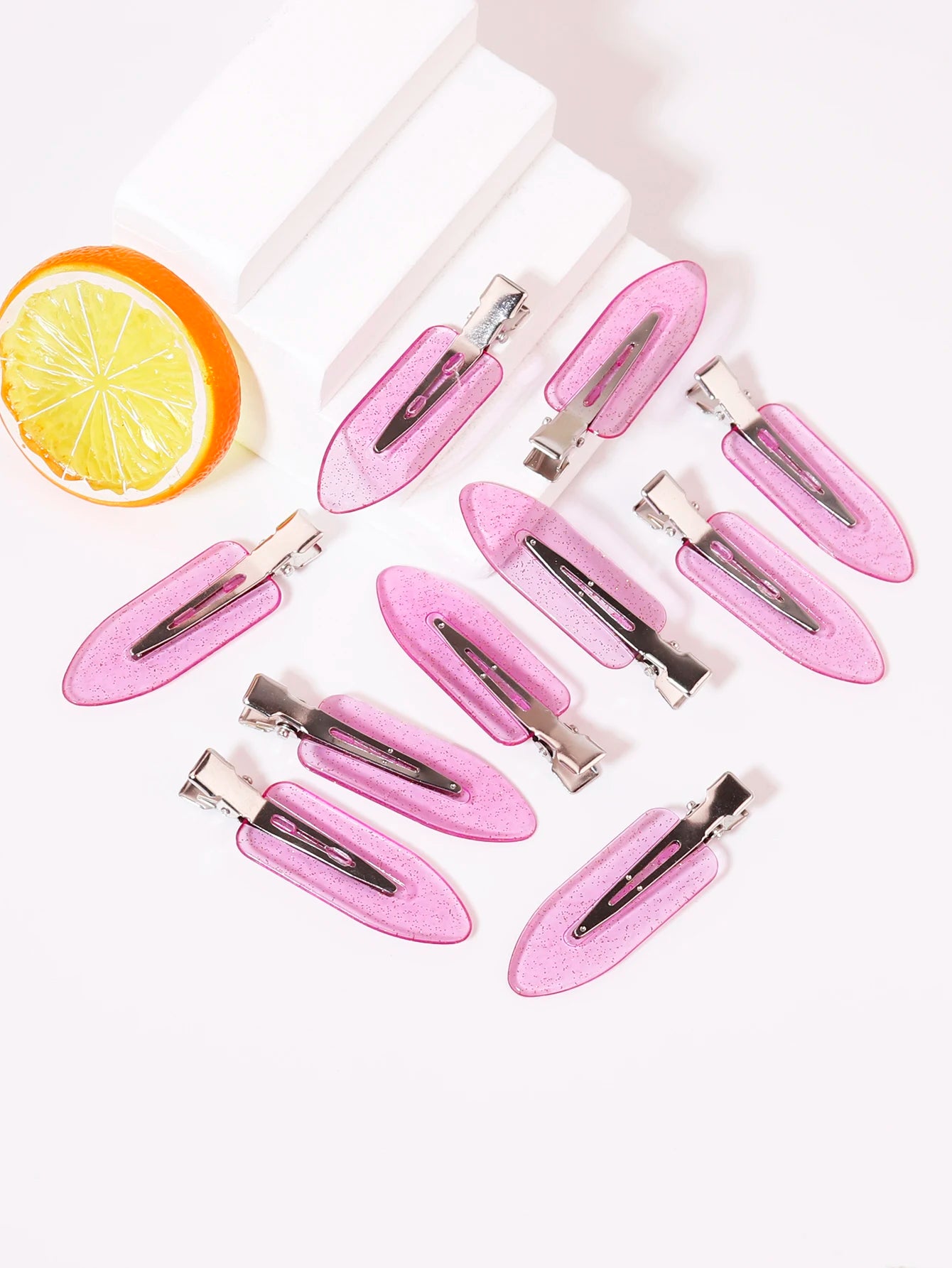 10 pinces à cheveux transparentes sans couture pour filles, pinces à maquillage facial, pinces à cheveux spéciales pour perruques de vrais cheveux