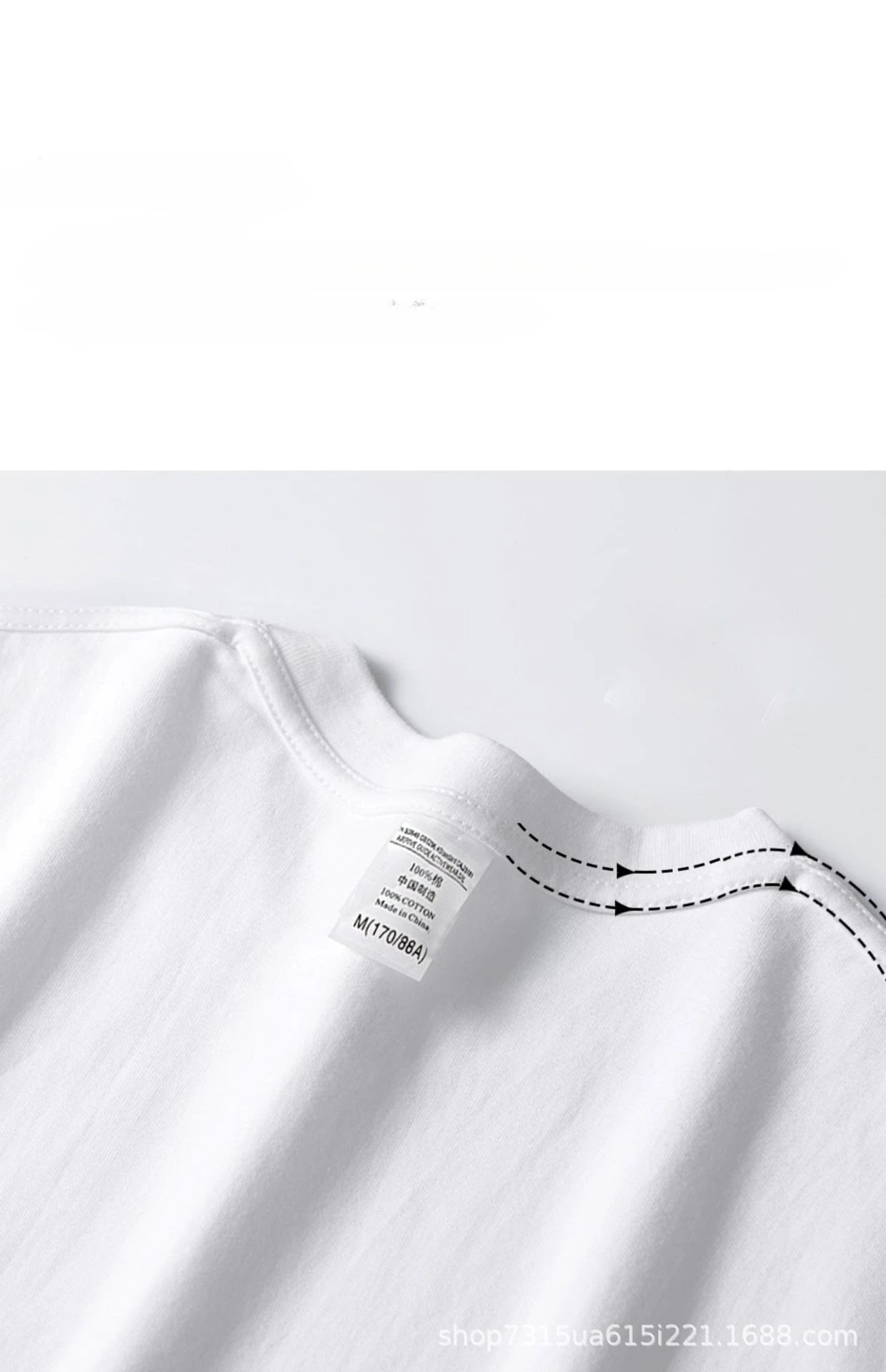 300g Cotton T Shirts Men Short Sleeved Heavyweight Summer Round Neck Loose Breathable Shirt for Men Women Basic Tee