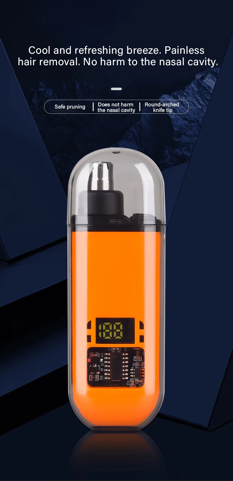 Nose Hair Trimmer Portable Trimmer for Nose Mini Nose and Ear Hair Trimmer Portable Nose Trimmer Rechargeable Trimmer for Man - Shoppiline