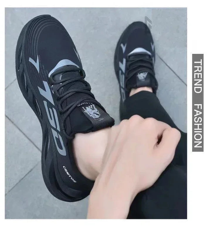Autumn Lightweight Anti-odor Men's Shoes Breathable Mesh Sneakers Comfortable Fashionable Versatile Shoes Men's Casual Shoes - Shoppiline