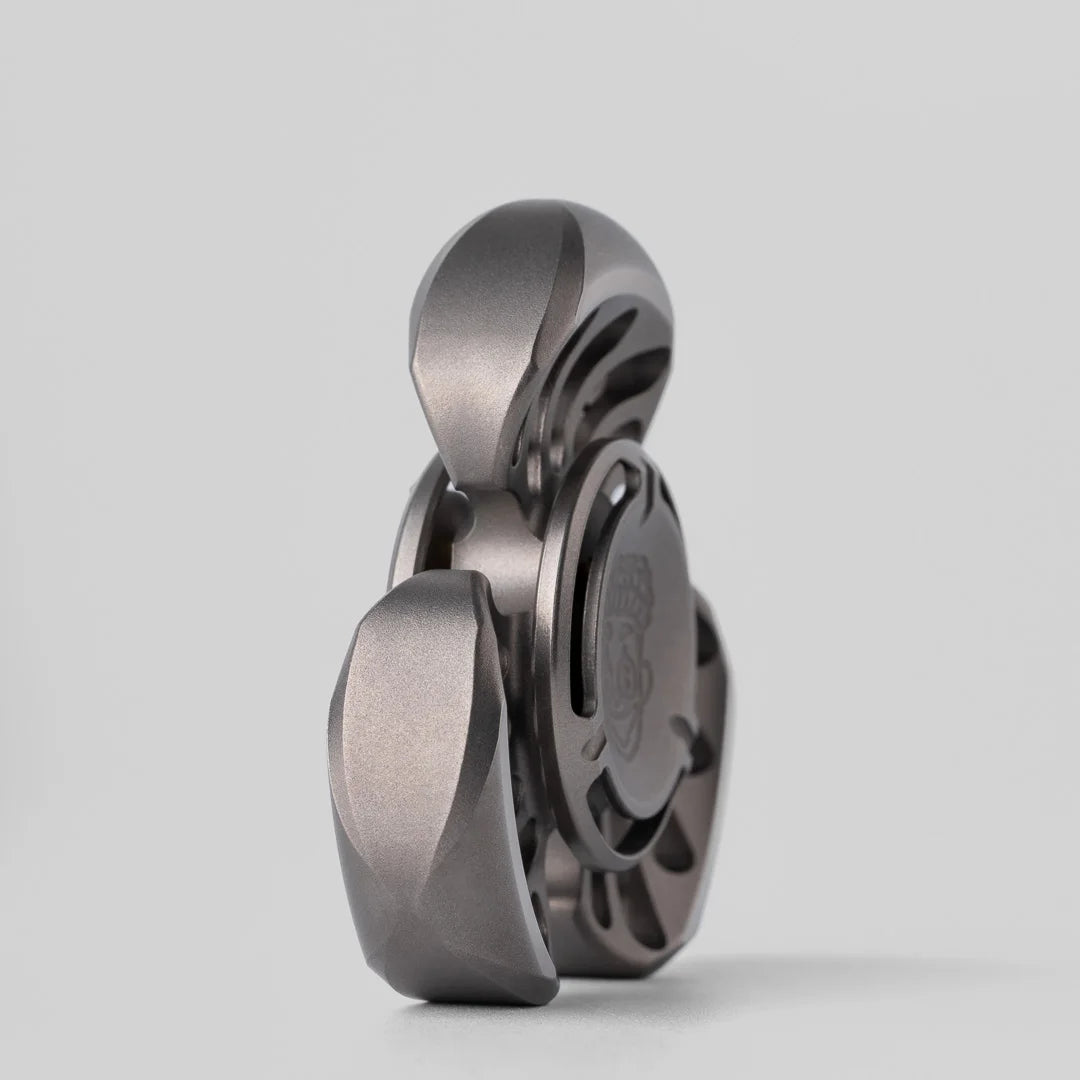 ZacLab Titanlegierung Stone Wash Fidget Spinner Edc Fidget Toys Stressabbau Erwachsenen Angst Spielzeug