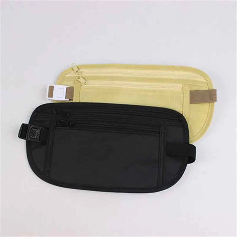 Sport Running Wais Bag Invisible Travel Waist Packs Pouch For Passport Money Belt Bag Hidden Security Wallet Gift Pack Money Bag