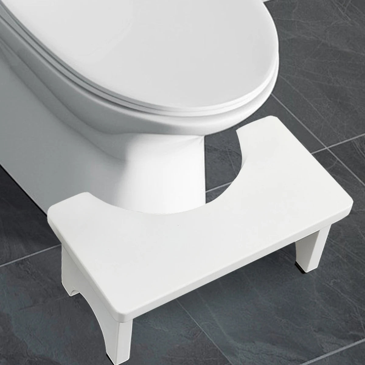 Tabouret de toilette accroupi portable en bambou robuste pour adultes, large et stable, tabouret de pot de chambre, facile à utiliser et à nettoyer, conception portable