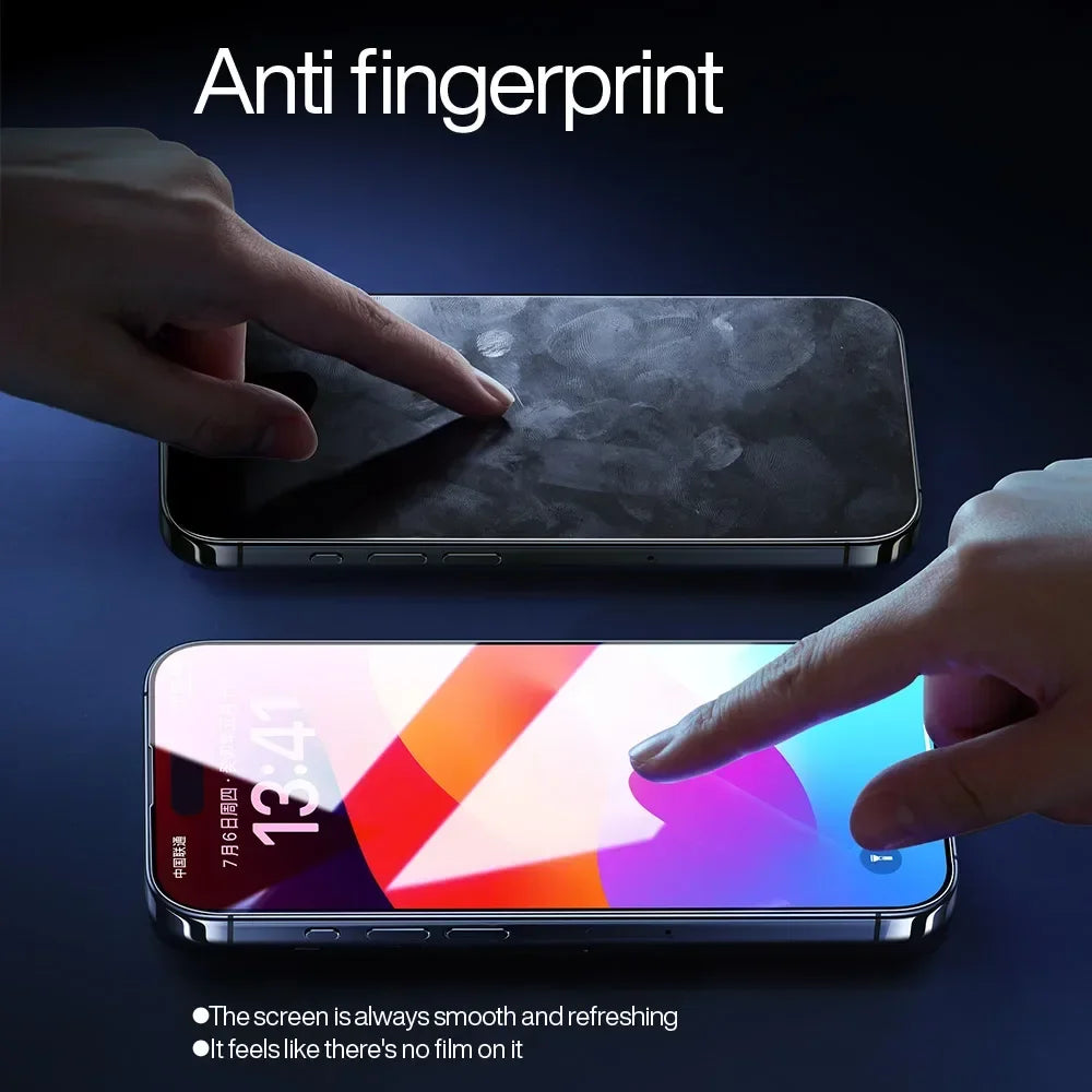 SmartDevil Full Cover Tempered Glass for iPhone 17 17Pro Max 16ProMax 16Pro Screen Protector for iPhone 15Pro HD Anti-blue Light - Shoppiline