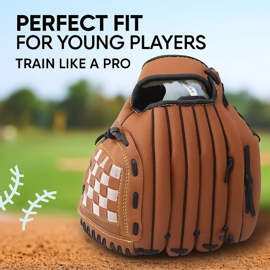 Outdoor camping sport Baseball Gloves Softball Practice Equipment Size 9.5 Left Hand For Kids/Adults Man Woman Training - Shoppiline
