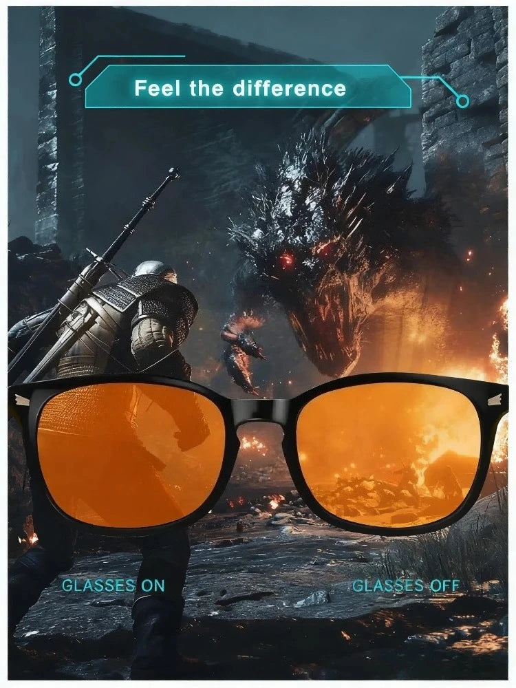 Blue Light Glasses for Woman Sleep Glasses for Blue Light Blocking Red Lens for Computer Gaming Reduce Eyestrain