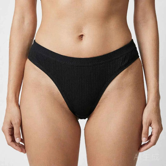 3Pcs/Set Thongs Women's Panties Striped Briefs Girls Solid Color Elastic Underwear Female Sexy Lingeries Hot Comfort G-string