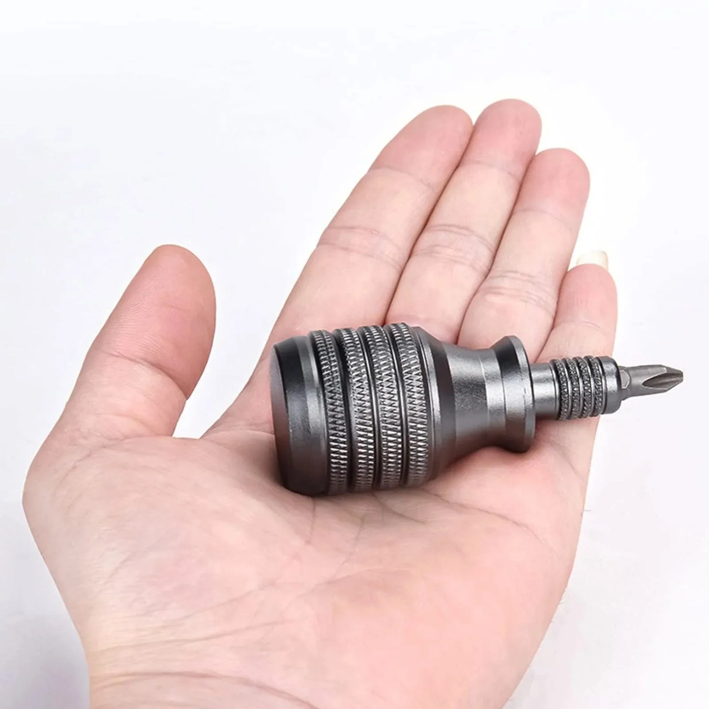 7-in-1 Mini Screwdriver Strong Magnetic Tip Palm Screwdriver Ratchet Screwdriver Mini Quick Ratchet Screwdriver Set